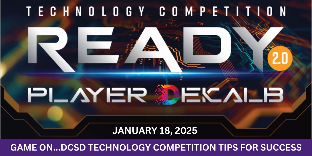 DeKalb Schools IT (@dekalbschoolsit) on Twitter photo 📣Tip 3: Schedule meetings with your sponsors. Discuss your progress and seek feedback. 📸🎮💻
<a href="/DeKalbSchools/">DeKalb Schools, GA</a>
#ReadyPlayerDeKalb
#DCSDTechCompetition2025 📣Tip 3: Schedule meetings with your sponsors. Discuss your progress and seek feedback. 📸🎮💻
<a href="/DeKalbSchools/">DeKalb Schools, GA</a>
#ReadyPlayerDeKalb
#DCSDTechCompetition2025