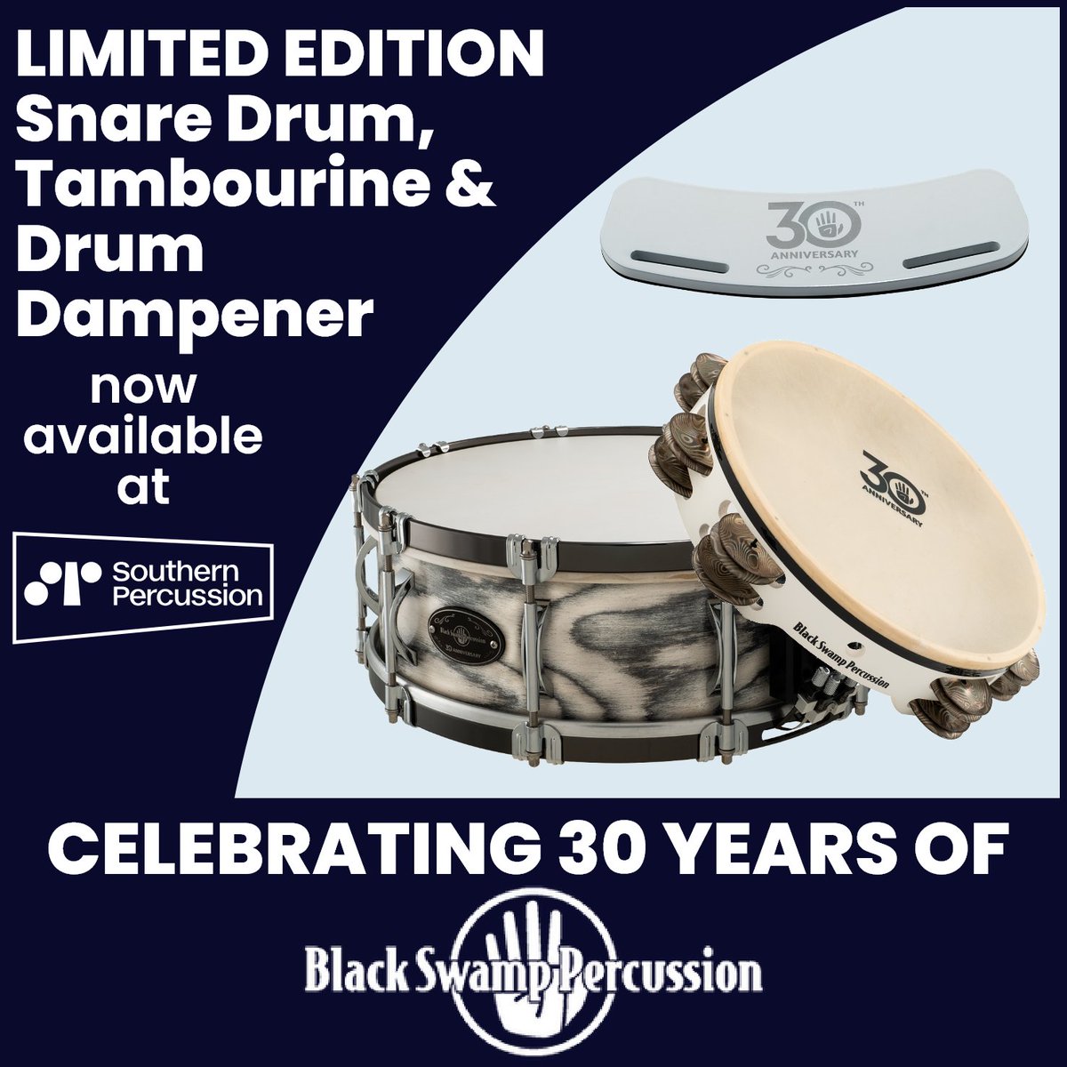 Southern Percussion (@spercussion) on Twitter photo Celebrating 3 decades of incredible instruments from <a href="/blackswamp/">Black Swamp Perc.</a>
Get your Limited Edition pieces here:
southernpercussion.com/?s=black+swamp…
#BlackSwampPercussion #30thAnniversary #percussion #snaredrum #tambourine #drumdampener #percussionist #musician Celebrating 3 decades of incredible instruments from <a href="/blackswamp/">Black Swamp Perc.</a>
Get your Limited Edition pieces here:
southernpercussion.com/?s=black+swamp…
#BlackSwampPercussion #30thAnniversary #percussion #snaredrum #tambourine #drumdampener #percussionist #musician