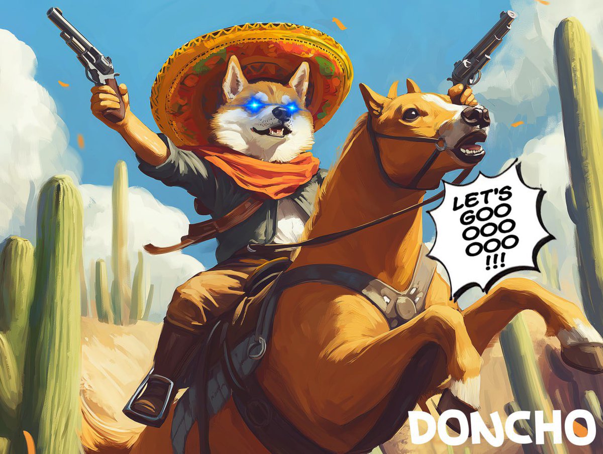 DONCHO__CTO's tweet photo. Dexscreener ✅ 

Next Dextools

Web 

Keep buy DONCHO - Make ETH Great Again 

#DONCHO #HispanicDoge https://t.co/FpR1XAcm87