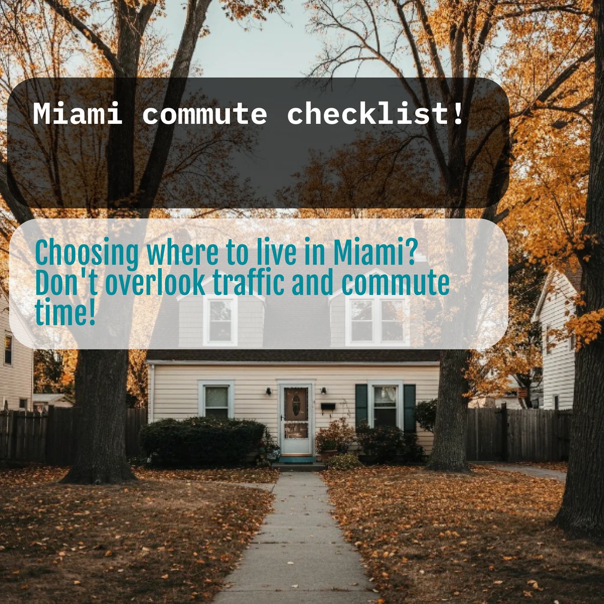JVREALTYSERVICE's tweet photo. 🚴‍♂️🚗 Choosing your Miami neighborhood? Don’t ignore traffic &amp; commute times! 🌴 Longer commutes can drain energy &amp; time. Find a spot that fits your lifestyle &amp; boosts your productivity. Ready to explore? Let us guide you! What’s your commute must-have? #MiamiLivingTips https://t.co/TOwfHNoLc7