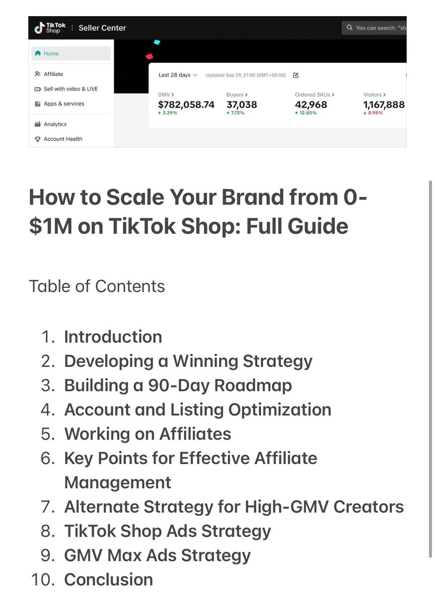 maverickecom's tweet photo. I just made a full guide on how to use Tiktok Shop to scale brands.

This saves a lot of time &amp; money. Perfect for e-commerce brands looking to scale in 2025 with help of content.

Like, RT &amp; Comment "VIRAL" and I'll DM it to you for FREE.

Deleting soon

(Must be following) https://t.co/bL2Q7TySWy