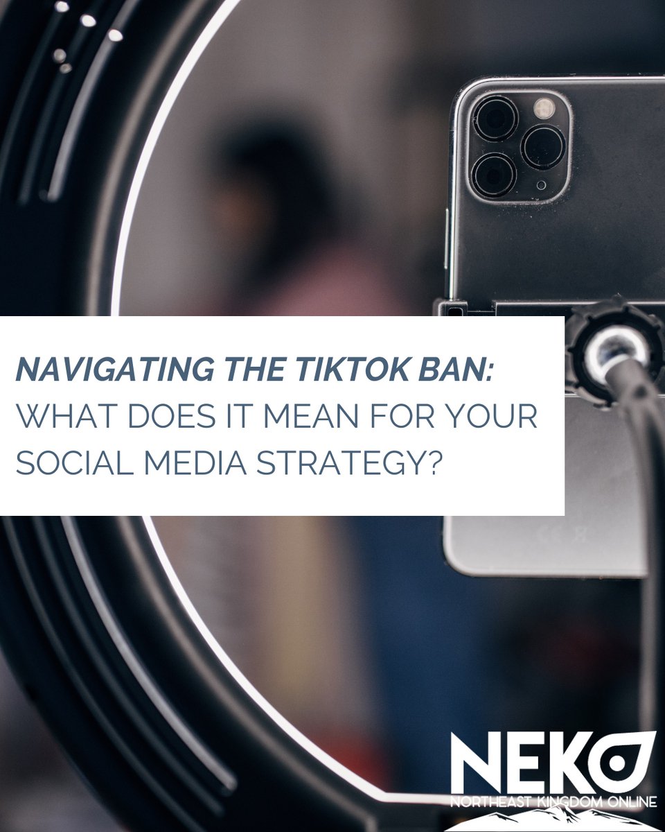 NEKOVermont's tweet image. TikTok is at risk of being banned in the United States on January 19th. Here's what to do 👇

📢 Promote your other platforms in TikTok videos leading up the the 19th.

📲  Utilize platforms such as YouTube Shorts and Instagram Reels

👀 Keep an eye out for a new platform!