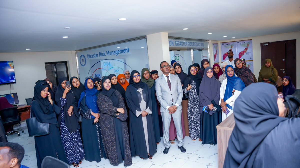 @SoDMA_Som partners with female scholars to lead disaster risk reduction &amp; resilience efforts in Somalia. A step towards a more inclusive future #DisasterManagement #WomenInLeadership #Resilience #ClimateAction