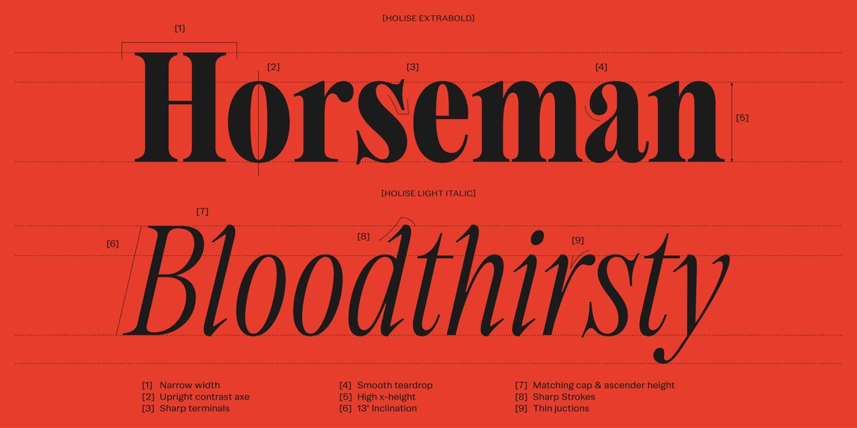 Alex Aperios (@alexaperios) on Twitter photo Another year another set of beautiful serifs I will be forcing onto some of my branding and web projects!
Congrats to the designers and foundries who created these!
- Holise by <a href="/BlazeFoundry/">Blaze Type</a>
- Friend by <a href="/simon_letters/">Simon Walker</a> <a href="/beastsofengland/">Beasts of England</a> Another year another set of beautiful serifs I will be forcing onto some of my branding and web projects!
Congrats to the designers and foundries who created these!
- Holise by <a href="/BlazeFoundry/">Blaze Type</a>
- Friend by <a href="/simon_letters/">Simon Walker</a> <a href="/beastsofengland/">Beasts of England</a>