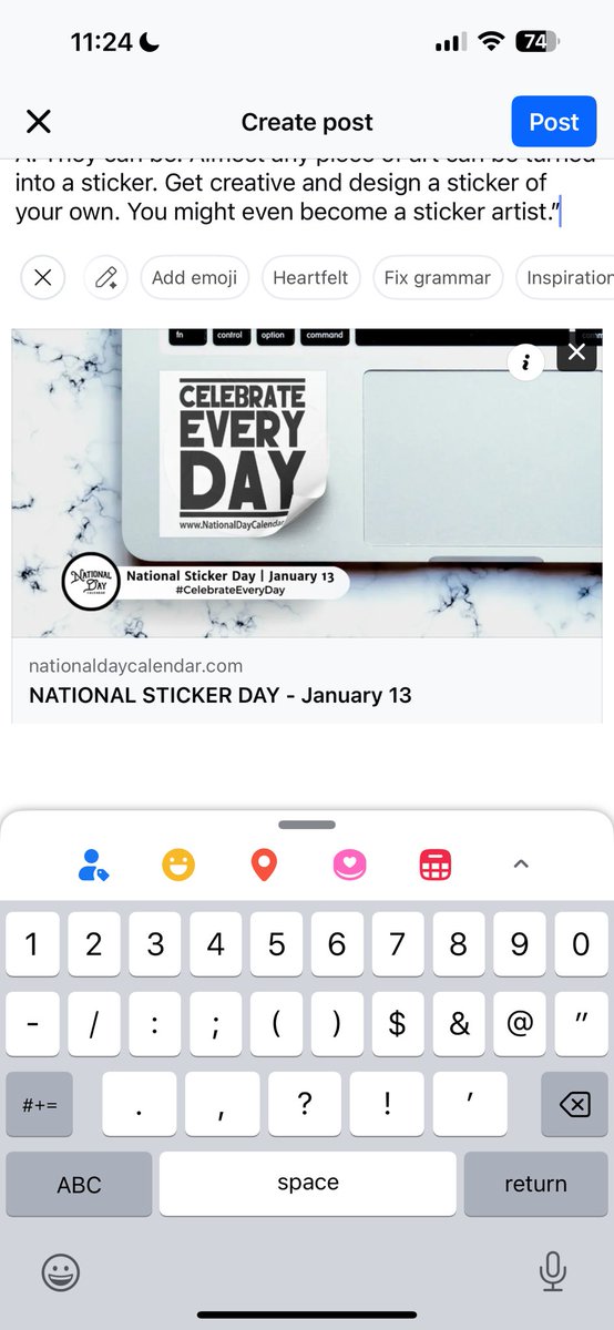 sarahgrunblatt's tweet image. To all my fellow #booknerds #teacherfriends #stickercollectors and #LisaFrankgirlies 

HAPPY NATIONAL STICKER DAY!

nationaldaycalendar.com/national-day/n…

“National Sticker Day on January 13th recognizes all the ways stickers brighten up a page or send a special message. The day celebrates all