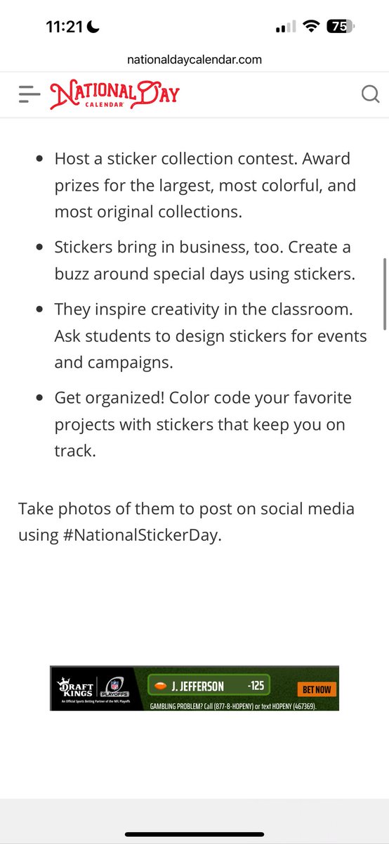 sarahgrunblatt's tweet image. To all my fellow #booknerds #teacherfriends #stickercollectors and #LisaFrankgirlies 

HAPPY NATIONAL STICKER DAY!

nationaldaycalendar.com/national-day/n…

“National Sticker Day on January 13th recognizes all the ways stickers brighten up a page or send a special message. The day celebrates all