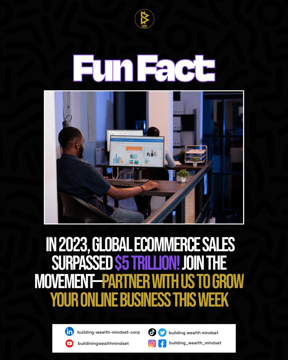 bwm_commerce's tweet photo. 🌍 eCommerce is reshaping the way we shop and sell—are you ready to ride the wave? Let’s take your business to the next level together!
👉 #eCommerceExperts #DigitalGrowth #BusinessGoals https://t.co/kPvppygvbV