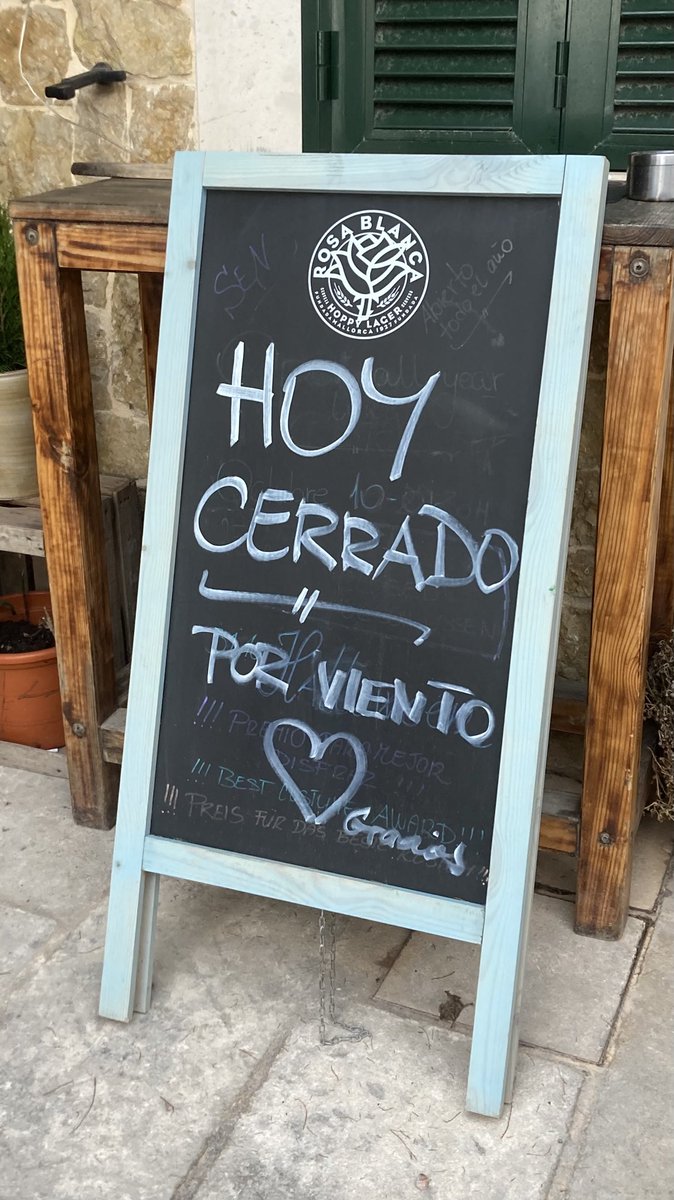 Avui fa un dia de perros, com deim en bon mallorquí