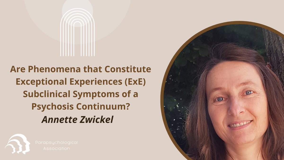 Are #exceptional experiences a window into #psychosis or a realm of their own? Annette Zwickel of <a href="/IGPP_Freiburg/">IGPP Freiburg</a> presented her insights at the #PA2023, and the research paints a complex picture. Check it out! youtu.be/y8ZxugXxuxk #ExE #parapsychology #psychoticism