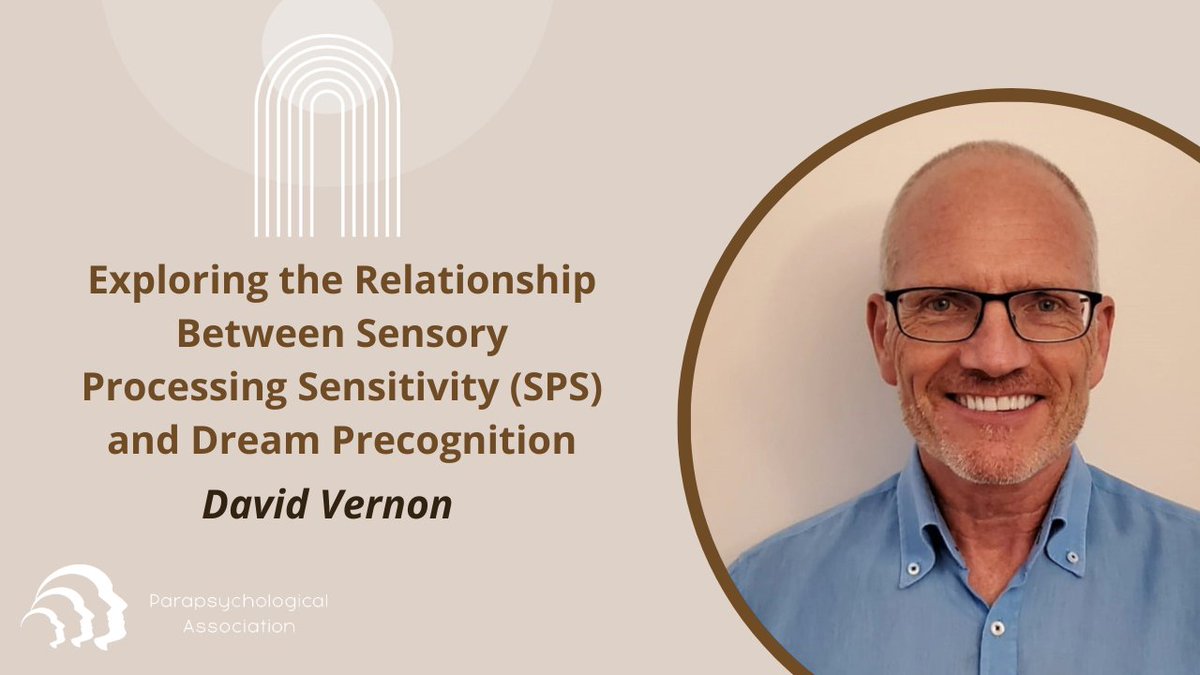 How does one's sensitivity relate to #dream #precognition? David Vernon from <a href="/CanterburyCCUni/">Canterbury Christ Church University</a> shared his insights about the research that digs into Highly Sensitive Persons (HSPs) and their experiences at the #PA2023! Don't miss it: youtu.be/B4c5SowO-To #HighlySensitivePerson