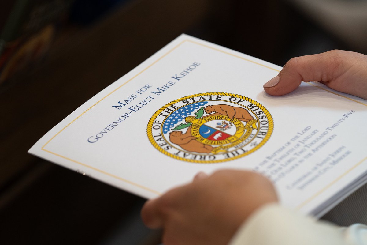 Yesterday, we kicked off our inaugural celebrations with a Mass at our home parish in Jefferson City.

This journey to the Governor’s Office has been the experience of a lifetime, and I couldn’t have done it without the grace of God, my family, and the support of many mentors and