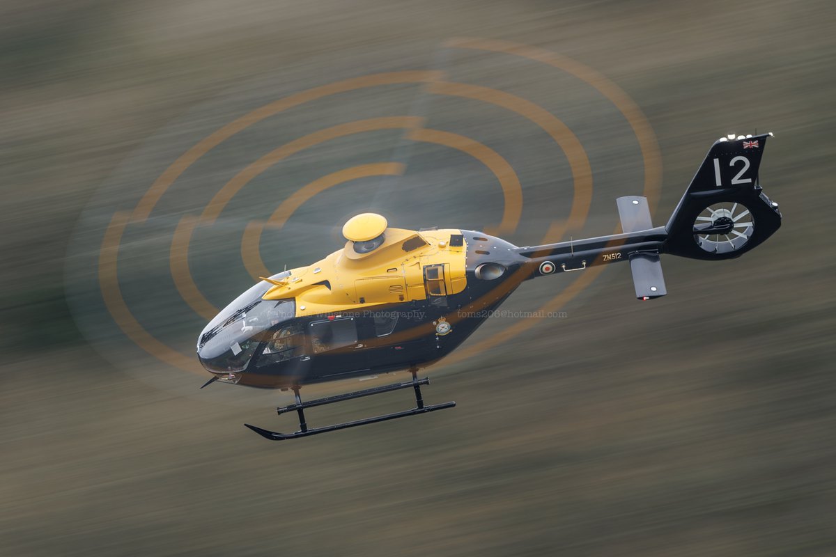 SYS88/31 today in the Wye Valley, great to catch '88 again, been a while! 2 very low passes, must have been fun for the new students! Really annoying the way they've painted the blades, they don't match up now!

ZM512
13/01/25