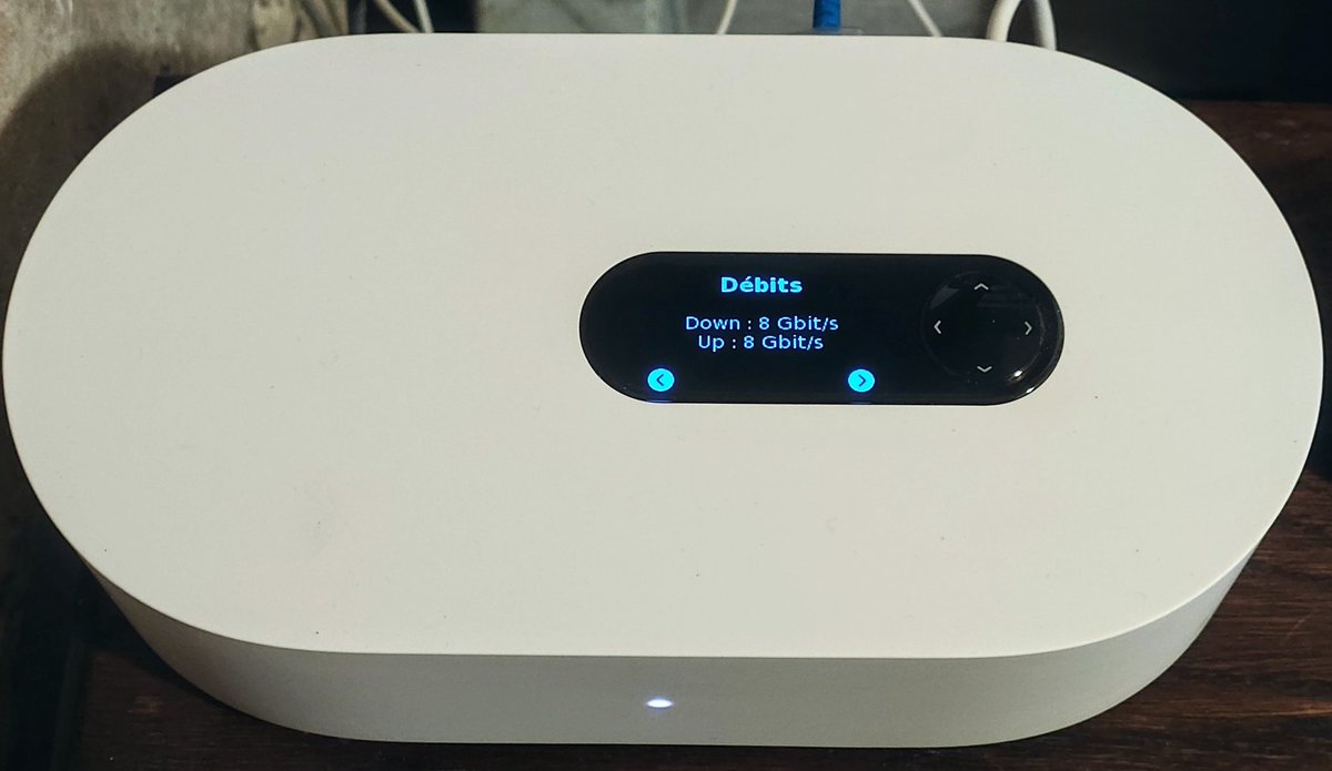 jgalode61's tweet photo. #Free #FreeboxUltra premier test en #WIFI7 avec mon #RedMagic9Pro #fibre #FTTH https://t.co/akT3uvy5uy