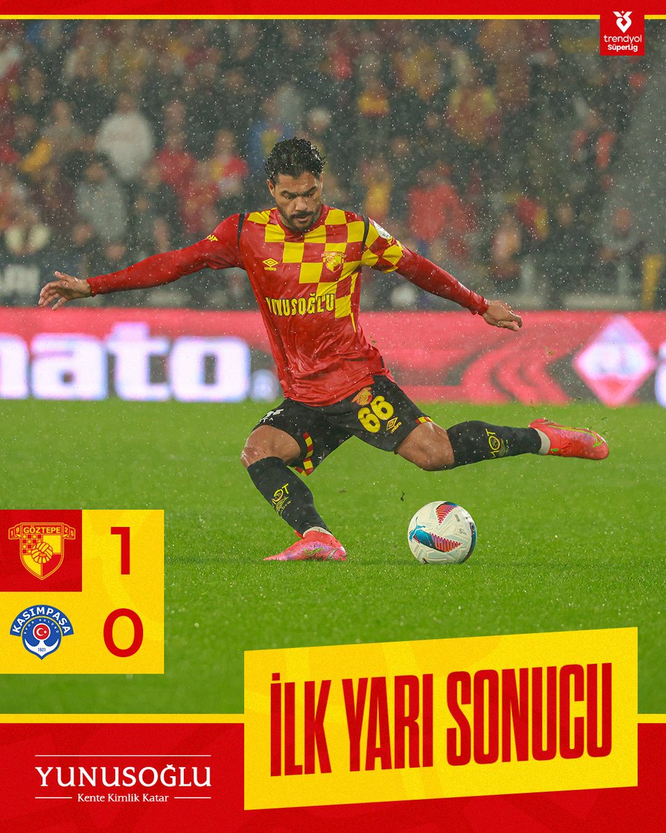 Göztepe Spor Kulübü (@goztepe) on Twitter photo Karşılaşmada ilk yarı sona erdi!💪
#HaydiBastırŞanlıGöztepe #GÖZvKAS Karşılaşmada ilk yarı sona erdi!💪
#HaydiBastırŞanlıGöztepe #GÖZvKAS