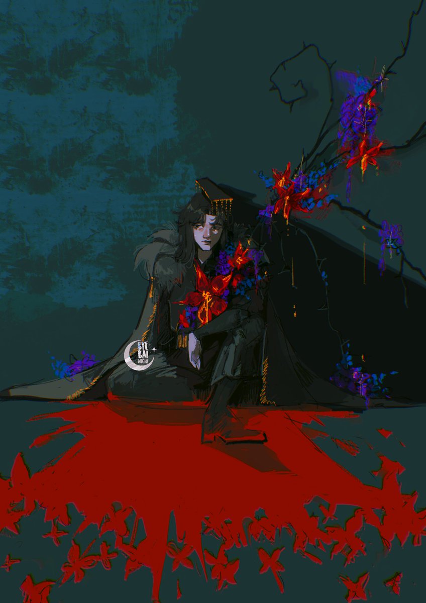 byebainight's tweet photo. flowers and butterflies
(erha spoilers if you think too hard)
#taxianjun #moran #2ha https://t.co/6JhS4JeVzt