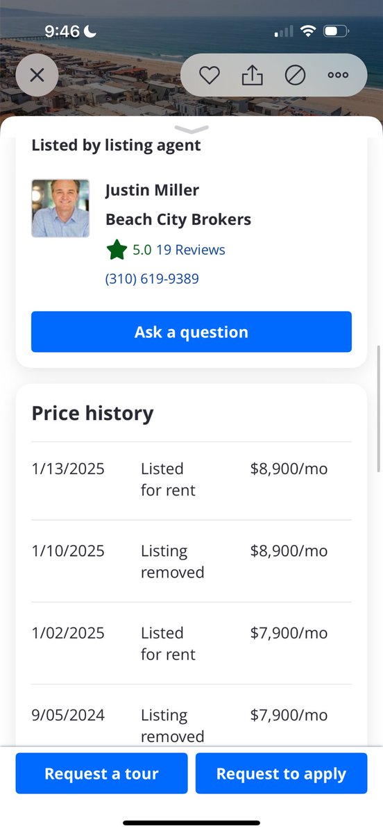 CityViator's tweet photo. @davegordon14 @jayparsons Sadly I think you’ve only spoken to the good ones. Check Zillow and look at the number of owners / managers who have increased rents across West LA, South Bay, etc. (literally dozens already) https://t.co/7O1BZkQ3ta
