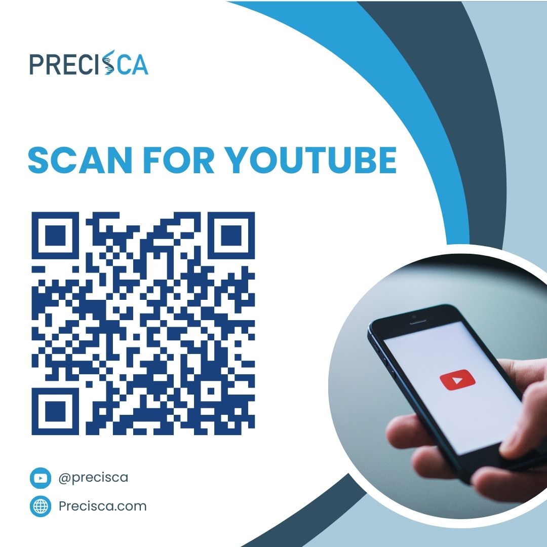 Stay informed and empowered—scan the QR code to watch our latest updates on YouTube! Join us for expert insights, helpful tips, and more from PrecisCa.