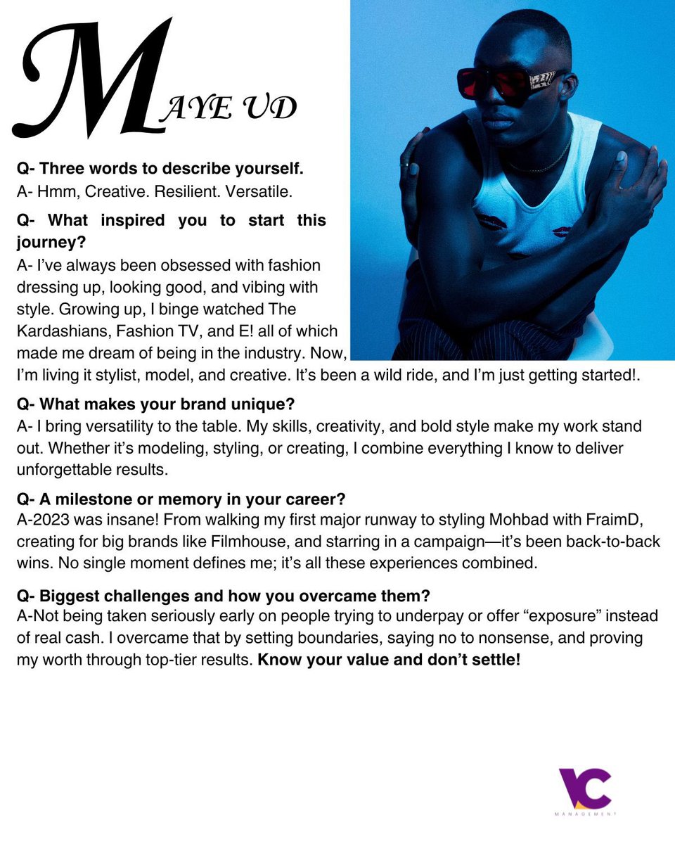 viscon_cm's tweet photo. Don’t miss our exclusive interview with @mayeud_ on Viscon Spotlight! 🌟

He redefines fashion, sharing his journey, challenges, and inspirations.

Tap in and join the conversation! ⬇️
#VisconSpotlight #FashionTrailblazer https://t.co/dUZFnJndfl