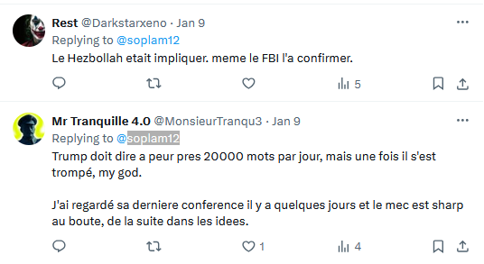 soplam12's tweet photo. Trump qui dit que le Hezbollah était impliqué dans les évènements du 06 janvier 2021.
J'ai reçu l'explication de deux grands sachants et je ne sais lequel croire 🥺
#trumpsimp https://t.co/O1KfbyJpYW