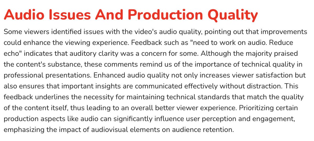 tarikhadi's tweet photo. did you notice what people commented @marclou  ?

I've made a quick analysis of your video with https://t.co/HJtRK5Rs5p and wanted to share with you a bit of the review

btw, thanks for sharing your knowledge with us! https://t.co/6VhJ4I7PSW