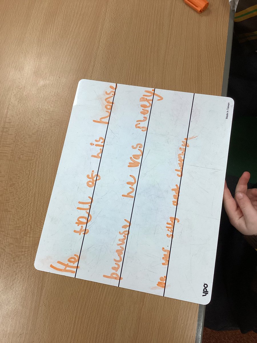 We used conjunctions to make interesting sentences about the knight from ‘The Kiss that Missed’. 💋🤴🐉