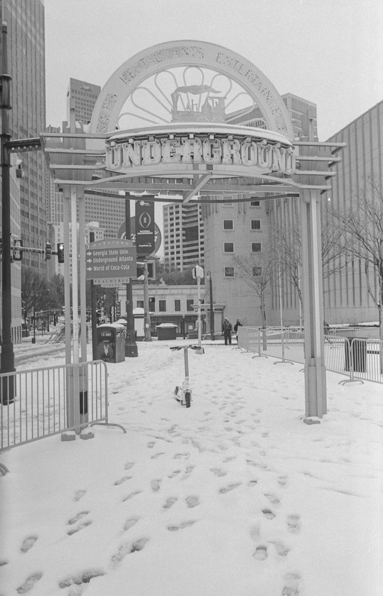 Downtown Atlanta, 2025. Kodak Tri-X 400.