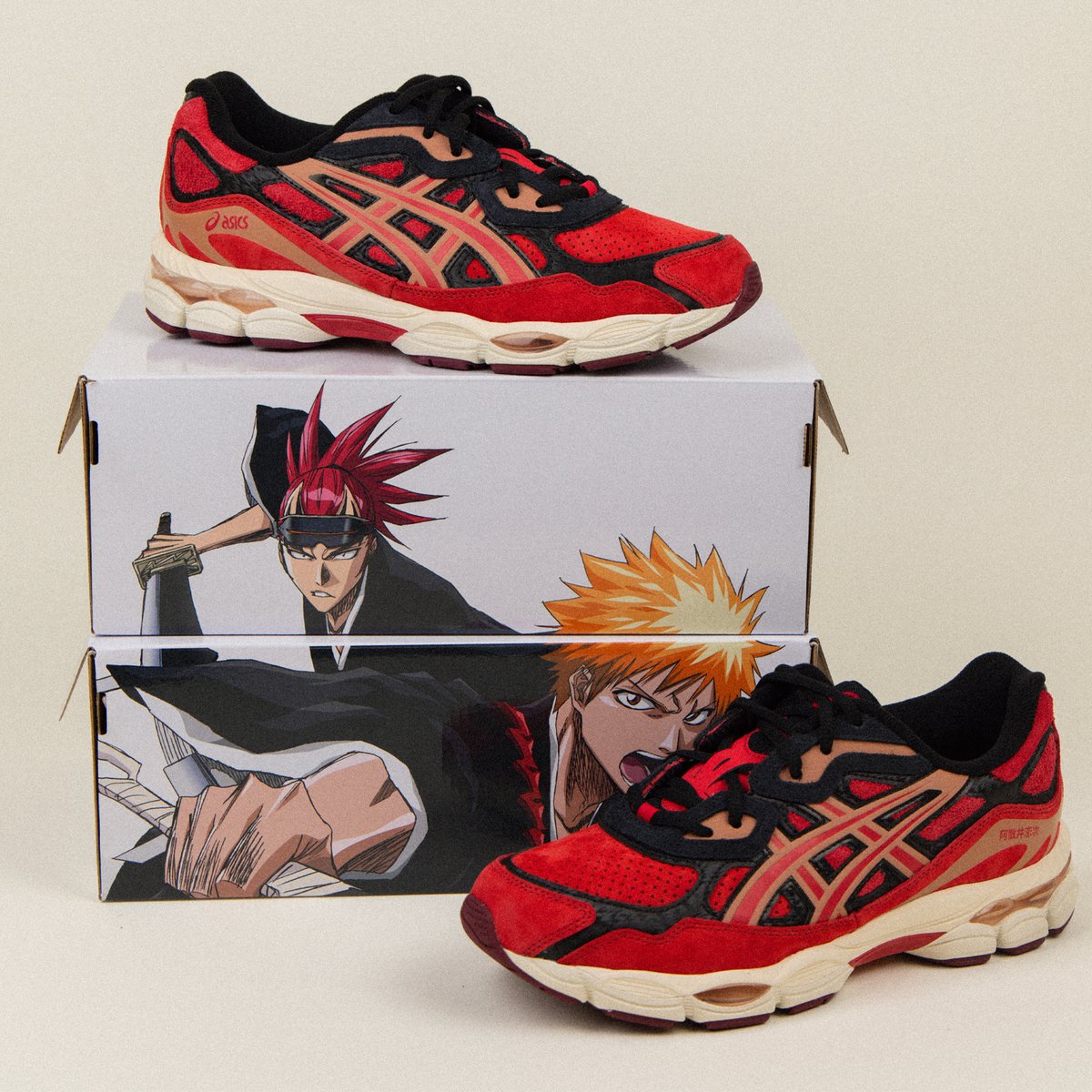 SOLELINKS's tweet image. Ad: Bleach x ASICS ‘20th Anniversary’ Collection

Gel-NYC
Foot Locker:bit.ly/4gTImcf
Champs:bit.ly/3ZMIjIa

GT-2160
Foot Locker:bit.ly/3PeU3OO
Champs:bit.ly/49X5rsk