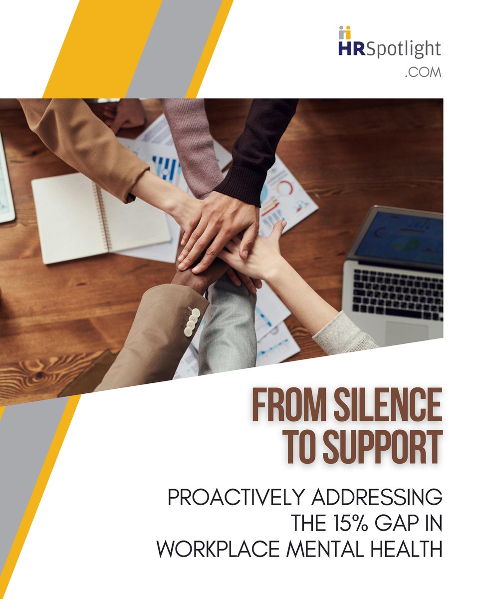 stanleycanto's tweet photo. Now live on @hr_spotlight: From Silence to Support: Proactively Addressing the 15% Gap in Workplace Mental Health - https://t.co/Dg3UgUXtbo

Visit https://t.co/RnZ0HgBxDd

#HRspotlight #HR #workforce #mentalhealth #healthandwellness https://t.co/TvO6MV68ru