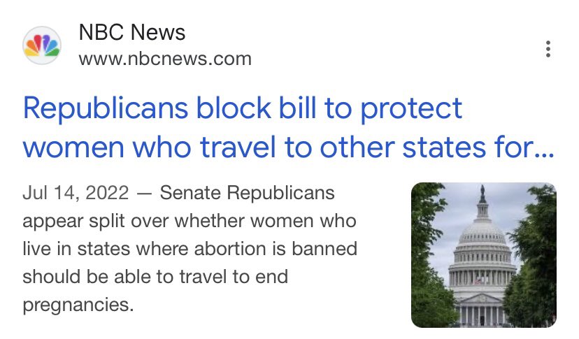FluteMagician's tweet photo. 2) Republicans don’t want women to travel to other states to get abortions banned in their states. And they want to be able to prosecute women who do. So carrying a gun into another state that doesn’t allow it is good. But going to another state for an abortion isn’t. So⬇️ https://t.co/bV0xTQye4d