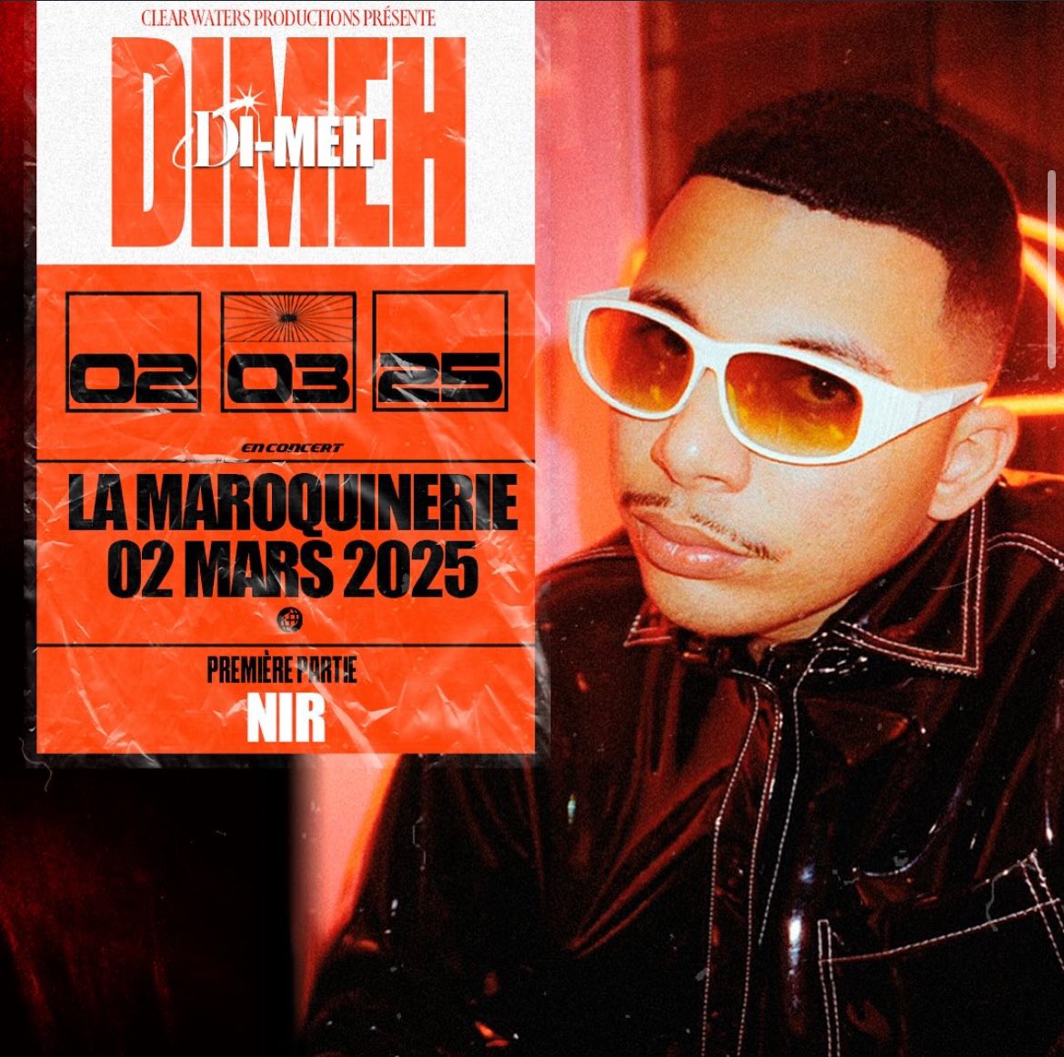 808 (@8o8fr_) on Twitter photo DI-MEH (<a href="/dimeh_todo/">OV3² KOMMING SOON! 😤⏳🏴☠️</a>) vient d’annoncer un concert à la Maroquinerie avec une première partie de Nir‼️
📅: 02 Mars 2025
💬Artwork by @/icloneee DI-MEH (<a href="/dimeh_todo/">OV3² KOMMING SOON! 😤⏳🏴☠️</a>) vient d’annoncer un concert à la Maroquinerie avec une première partie de Nir‼️
📅: 02 Mars 2025
💬Artwork by @/icloneee