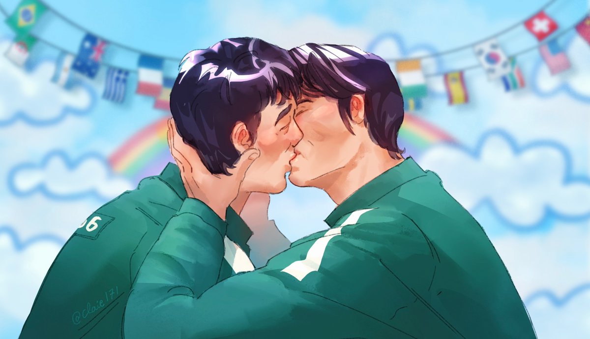 claie_171's tweet photo. That one pic of 457 kissing but it’s not ai #inhun #456x001 https://t.co/bvtofVm3Sf