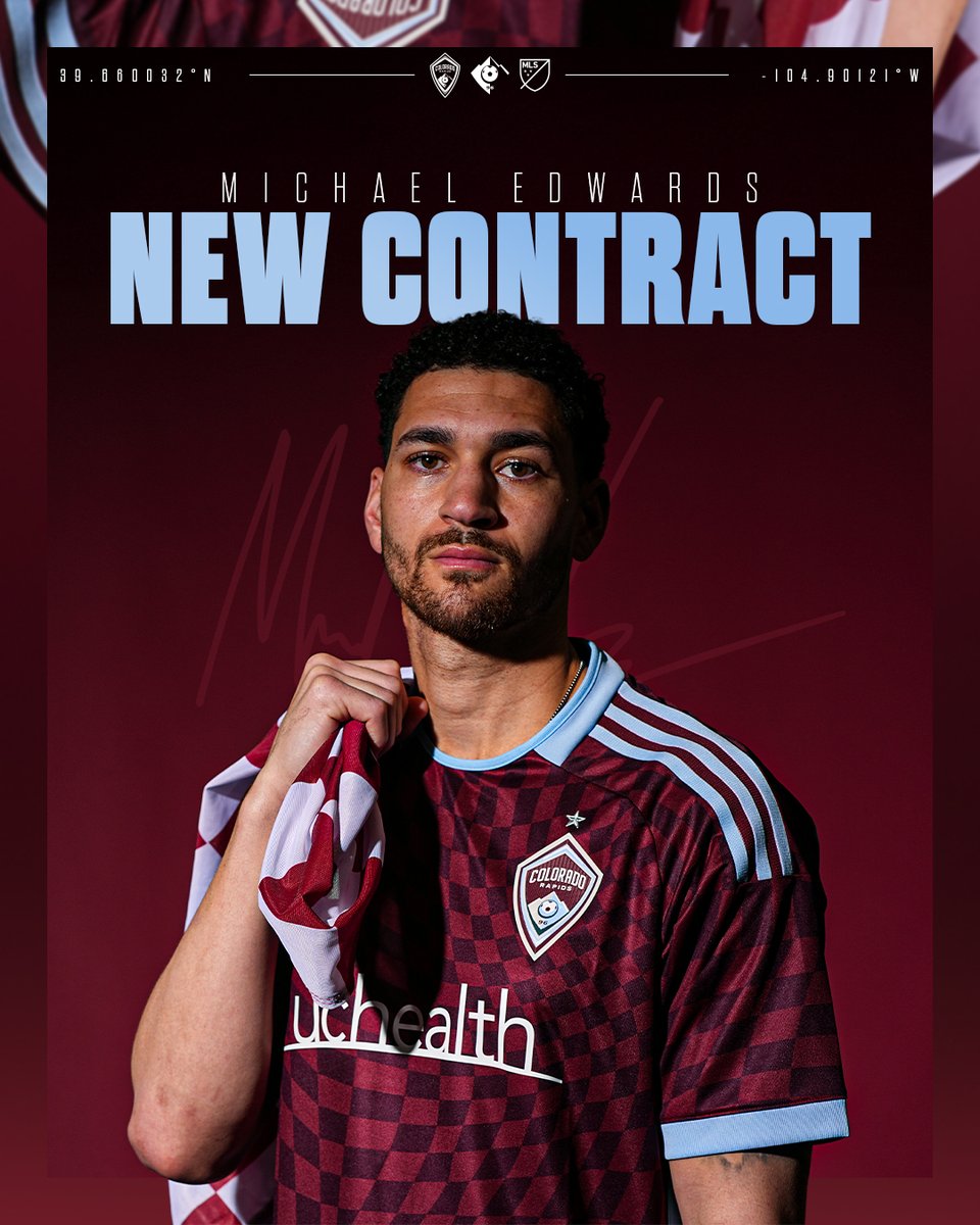 OFFICIAL: The club has signed defender Michael Edwards to a new contract through 2025 with a club option for 2026. 

📰 » rapids96.com/Edwards

#Rapids96