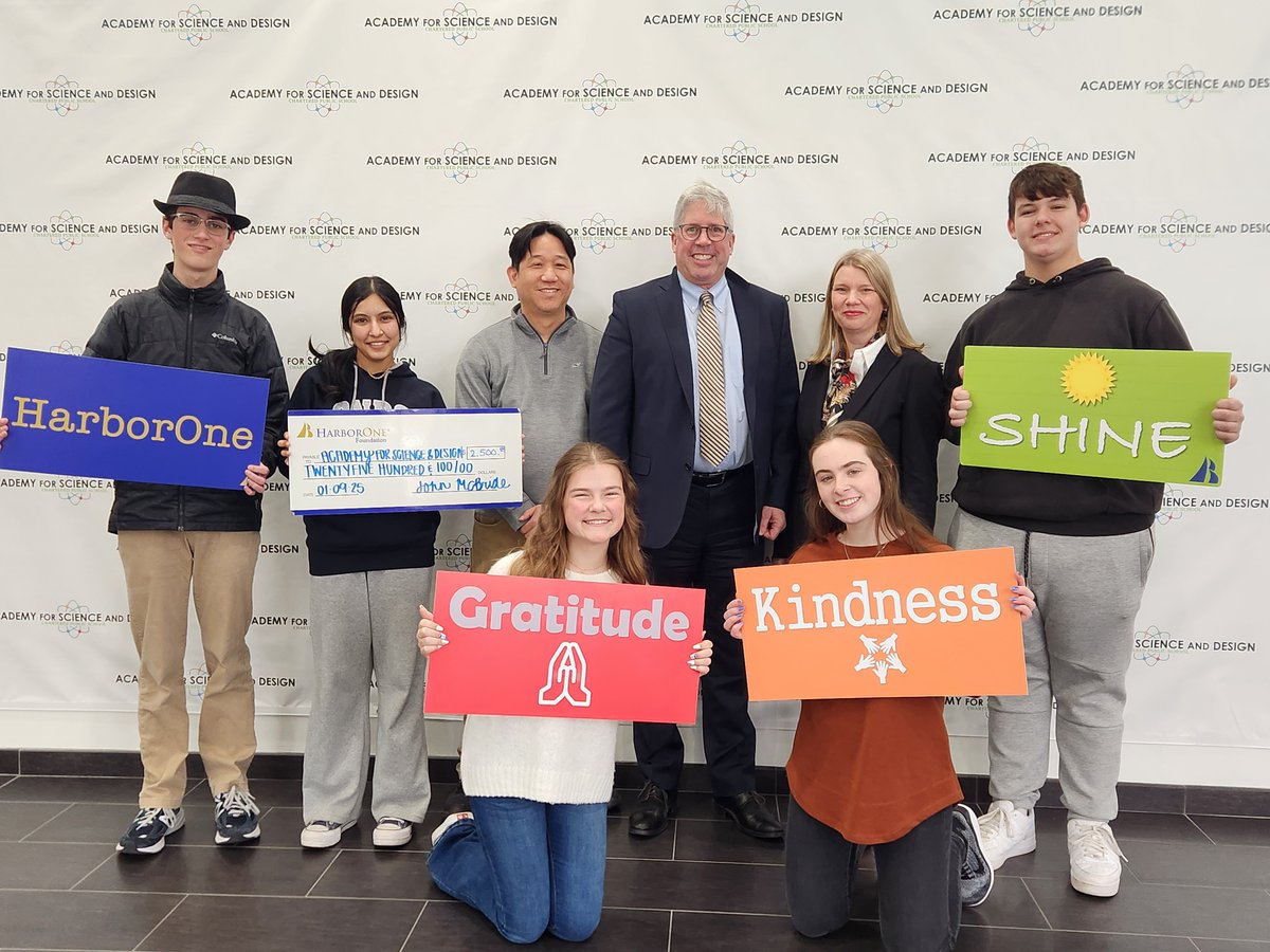 A heartfelt thanks to <a href="/HarborOne/">HarborOne Bank</a> for their generous donation to! Your support means the world to us and we are truly grateful for partners like you who support out mission. Together, we’re making a brighter future possible! #thankyou