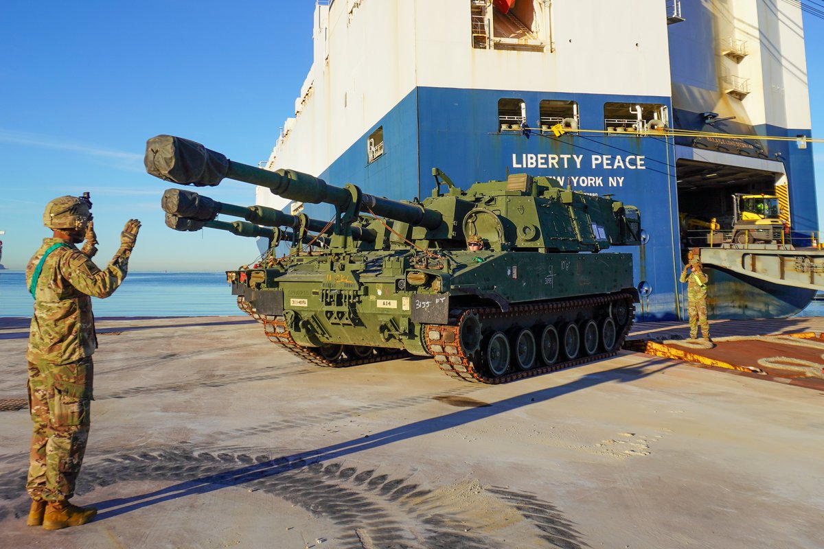U.S. Army Europe and Africa (@usarmyeuraf) on Twitter photo On December 28, 2024, <a href="/21stTSC/">Twenty-First TSC</a> conducted port operations in Koper, Slovenia. This Reception, Staging, and Onward Movement (RSOM) operation brought 1-3ID, the next Regionally Aligned Force (RAF), into the European theater. On December 28, 2024, <a href="/21stTSC/">Twenty-First TSC</a> conducted port operations in Koper, Slovenia. This Reception, Staging, and Onward Movement (RSOM) operation brought 1-3ID, the next Regionally Aligned Force (RAF), into the European theater.
