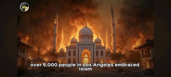 Cool_Ustaz's tweet photo. Masjid Al Hikmah in Los Angeles. your eyes witness. one left standing... Allah's miracle Allahu Akbar. 🤍 https://t.co/SAYvm0VkQs