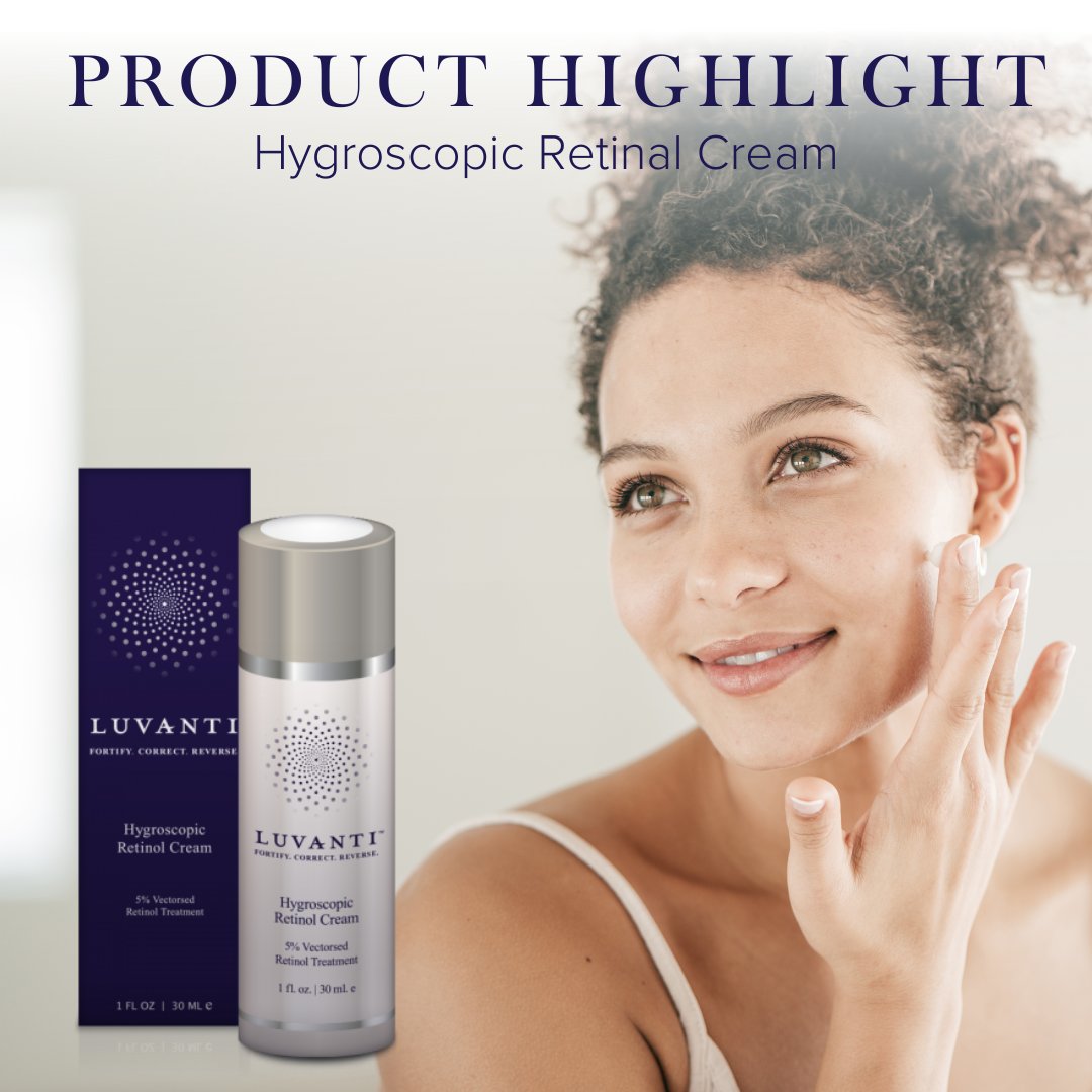 Ready to glow? ✨ Our Hygroscopic Retinal Cream is your go-to for smoother, brighter skin with its gentle, slow-release formula. Perfect for daily use! bit.ly/2L8uUCQ