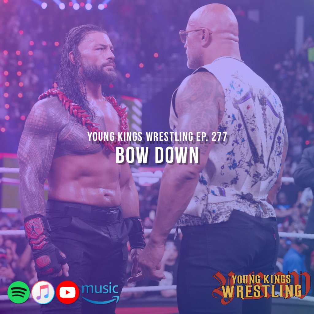 YKWrestling's tweet image. 🚨 NEW #YKWPod 🚨

👑 #RAWonNetflix premiere 

👑 #CrowdBooing Hulk Hogan 🚬

👑 Jeff Hardy bigger than John Cena?

👑 The Rock crowns Roman Reigns

👑 Malakai Black leaving AEW

👑 Vince McMahon/SEC settlement

👑 What wrestlers could #RecastTChalla

🎧Spotify: