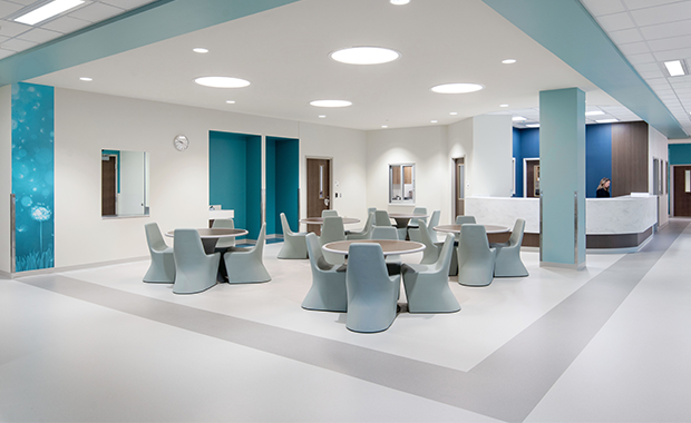 Designed by <a href="/HasenstabArch/">Hasenstab Architects</a>, MetroHealth Cleveland Heights Behavioral Health Hospital is one of 5 behavioral health projects featured in Healthcare Design's roundup.

Read morehere: tinyurl.com/575bc8du

(Image: Gary Yasaki – Yasaki Photographic)

#Design