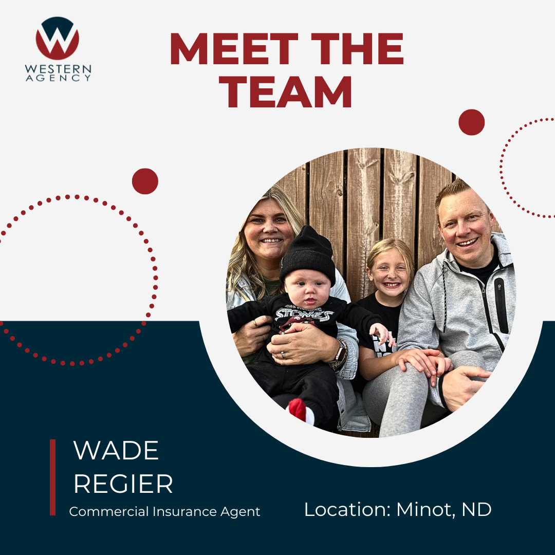 Wade brings 13+ years of sales &amp; business development experience to Western Agency. A Minot State alum &amp; former MSU Hockey Head Coach, he’s a pro at sponsorships, fundraising &amp; growth. Off the clock, he is the #1 fan of his daughter in all her sports.

#MeetTheTeam #WesternAgency