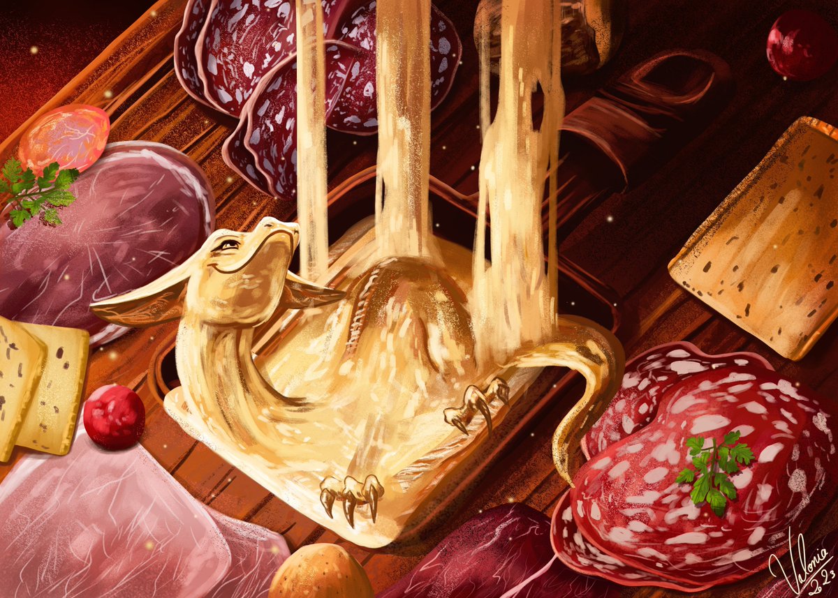 valonia_art's tweet photo. Si vous voulez me faire un potit cadeau pour 2025 :

J'aimerais atteindre les 31 000 abonnés pour dessiner un dragon COUSCOUS et RAMEN pour 2025 🍜💗 

Pour tenir compagnie au dragon piment, saucisson et raclette notamment, partagey pour plus de bouffe 🥸 https://t.co/IXUC1susXw