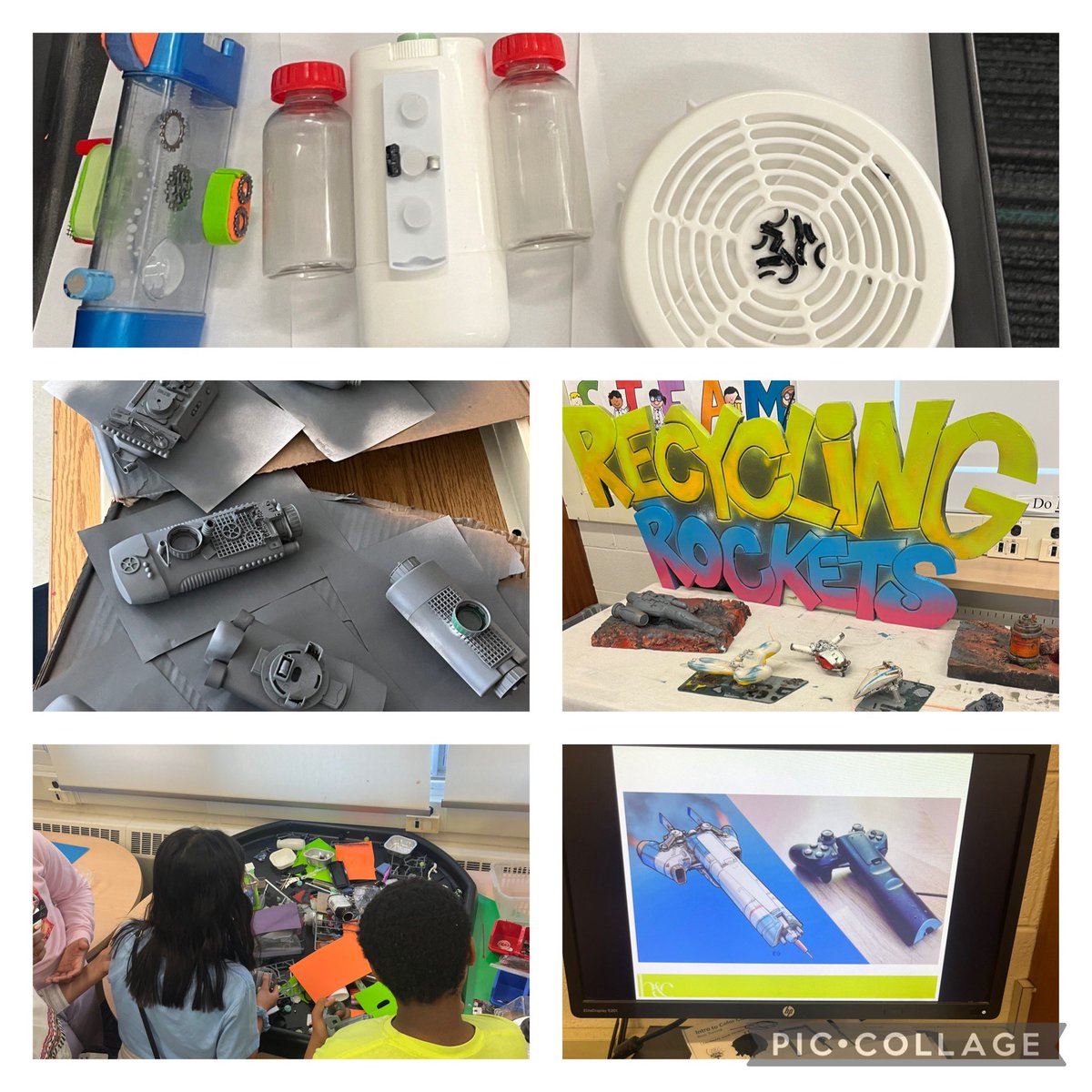 🚀✨ Excited to share how students transformed recycled materials into amazing rocket designs! It sparked engaging discussions about engineering principles and innovation. It's inspiring to see their enthusiasm and ingenuity in action! #STEM #Recycling @Peel21st 🌍💡