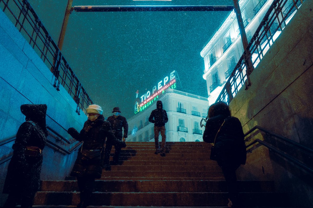 4 años de la nevada más bonita de Madrid ❄️