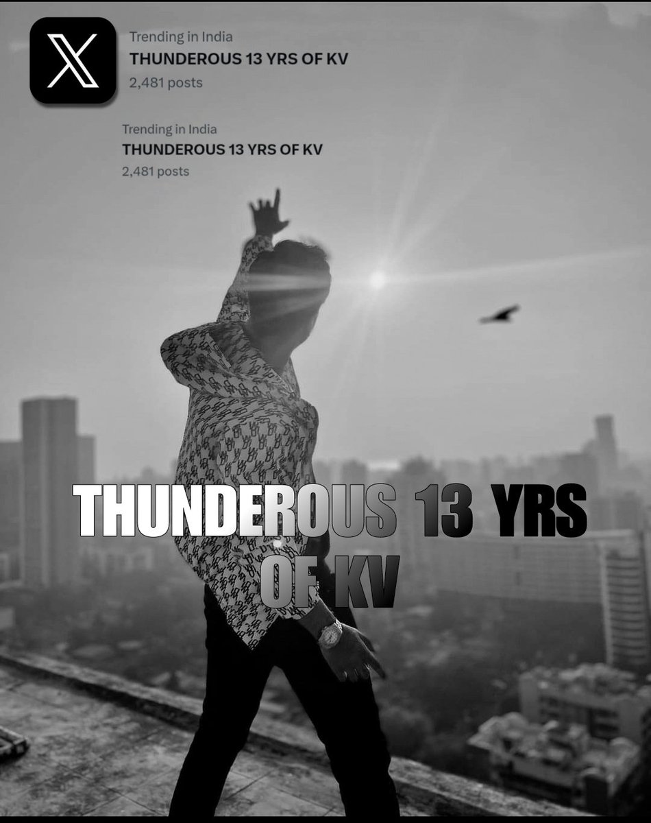Priya π« (@_priyasaini9_) on Twitter photo "Celebrating 13 Thunderous Years of Excellence of KV! β¨ Here's to the legacy of success, growth, and unforgettable memories!"
THUNDEROUS 13 YRS OF KV
#karanvirsharma
<a href="/karanvirsharma9/">Karanvir Sharma</a> "Celebrating 13 Thunderous Years of Excellence of KV! β¨ Here's to the legacy of success, growth, and unforgettable memories!"
THUNDEROUS 13 YRS OF KV
#karanvirsharma
<a href="/karanvirsharma9/">Karanvir Sharma</a>