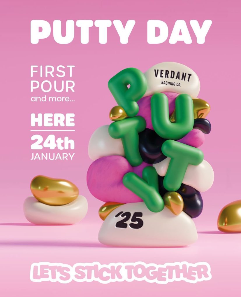 HeatonHops's tweet photo. Looking like Dry January is ending early this year. First pour of Putty on keg and cans will be available to take away. Friday 24th January #uptheputt #stockport π³π³π³π³π³ https://t.co/4Yb6Ec2uXQ