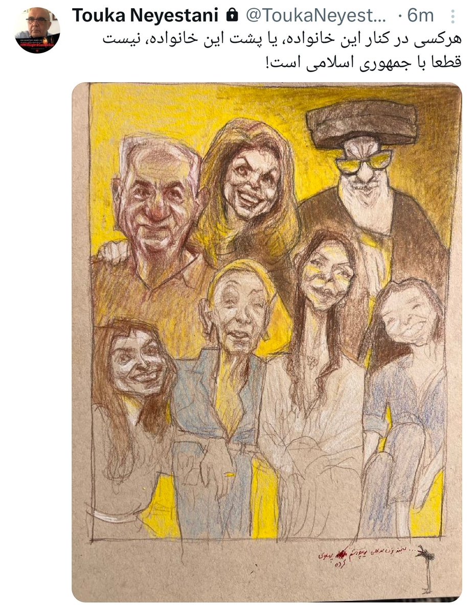 این کاریکاتور توکارو می‌بینی سطلی جان؟ امروز با توییت خودم ۱۳ بار لایکش کردم! 😂