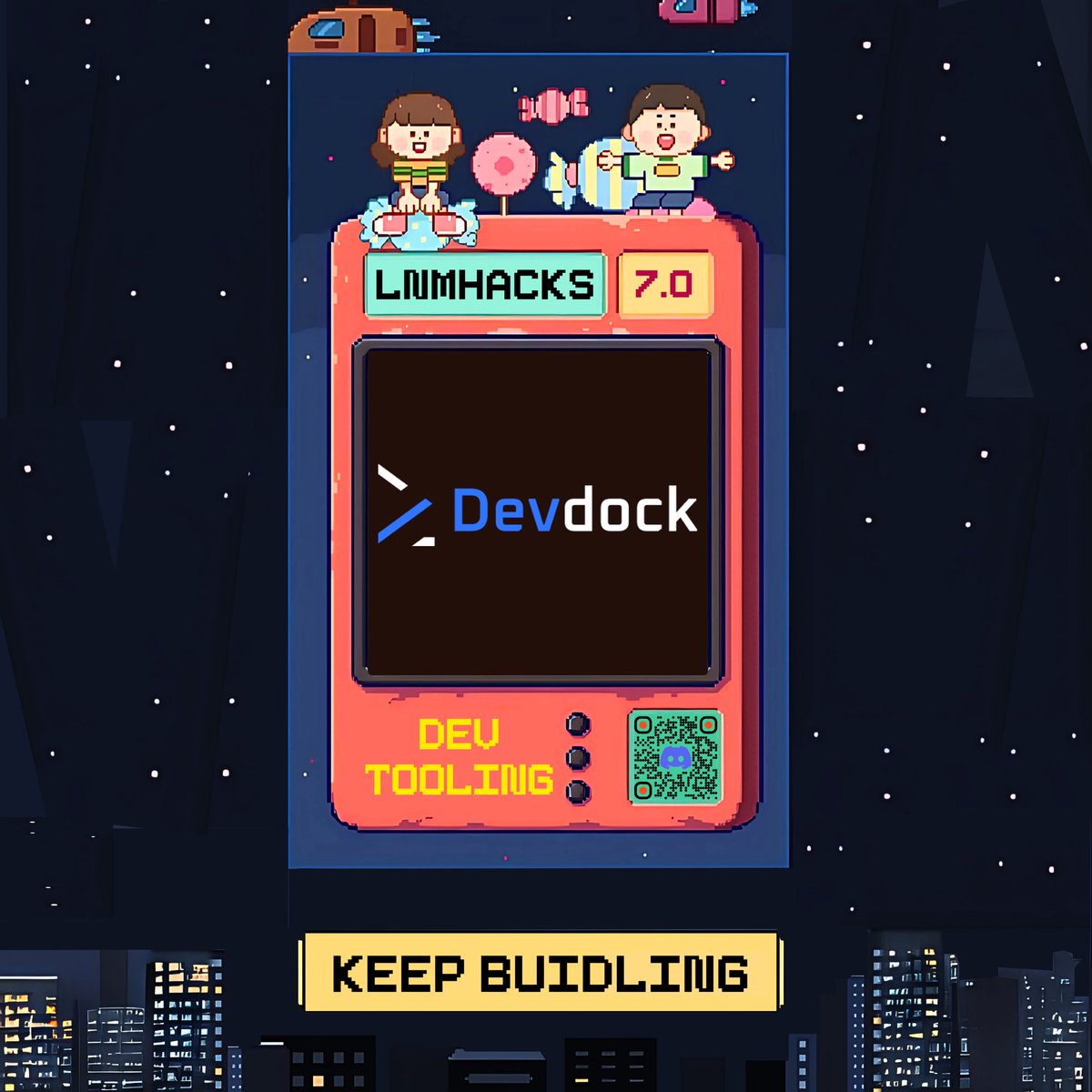LNMHacks's tweet photo. 🚀 Thrilled to unveil our first partner for LNMHacks 7.0 - @devdockai as our Dev Tooling Partner! 💻✨

With their cutting-edge tools and unwavering support, this hackathon is set to redefine innovation.

📅 Save the dates: 24-26 Jan 2025. Let’s build the future together! 🔥 https://t.co/1vIdvrw6Jl