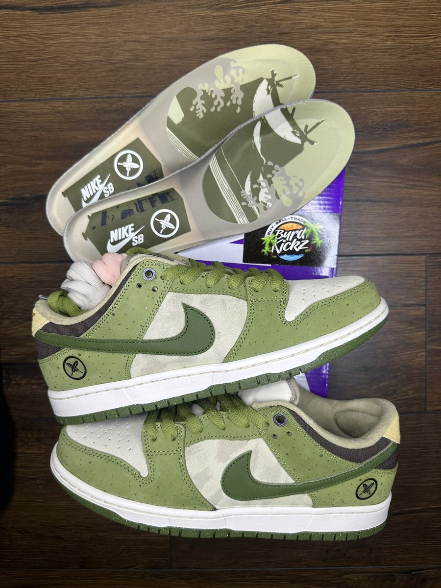 Yuto Horigome x Nike SB Dunk "Asparagus"

• $135 dollars
• Spring 2025