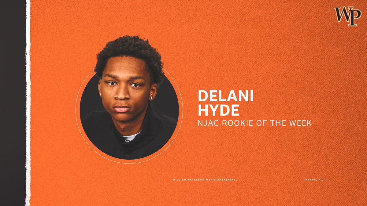Congratulations to Delani on being named the NJAC Men's Basketball Rookie of the Week!

🗞️ tinyurl.com/3mzey942

#WPUMBB #wpunj #d3hoops