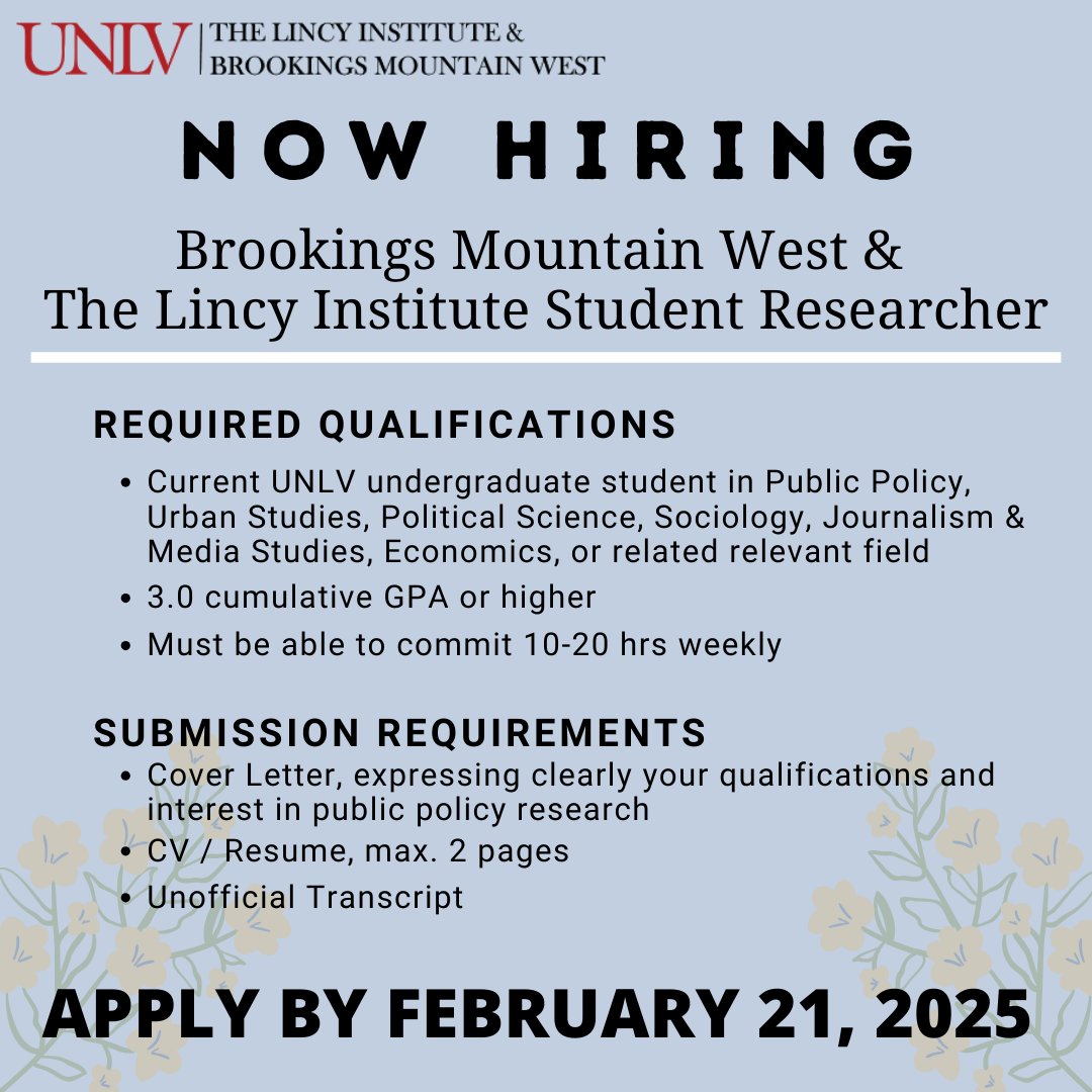 The Lincy Institute at UNLV tweet media