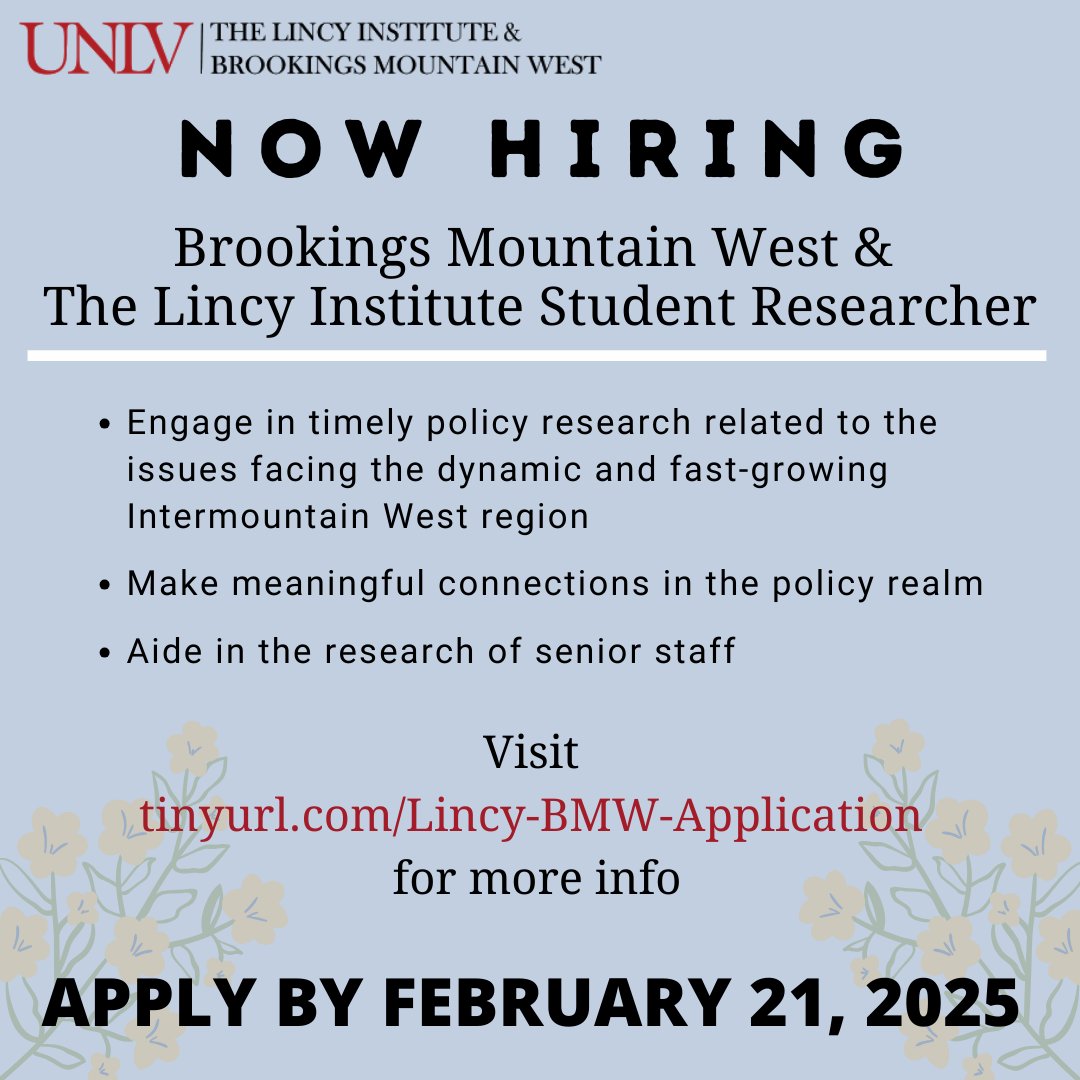 The Lincy Institute at UNLV tweet media